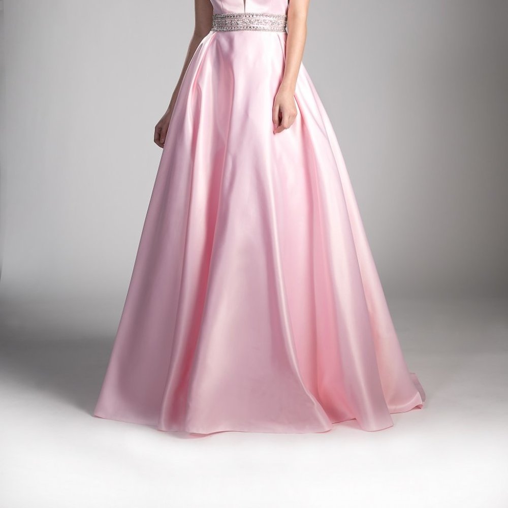 Off Shoulder A-Line Shape Prom Dress CD13288 - Picture 4 of 5